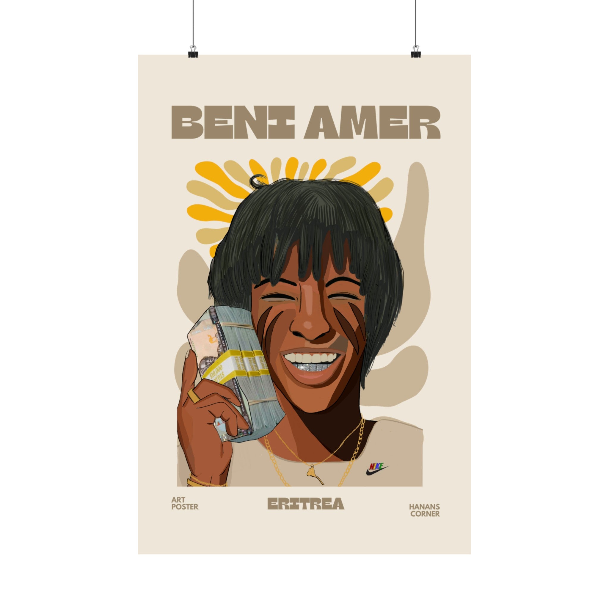 Beni Amer - Matte Vertical Posters